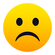 ☹️ Emoji Cara Con El Ceño Fruncido en JoyPixels 5.0.