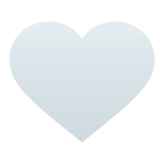 🤍 Emoji Corazón Blanco en JoyPixels 5.0.