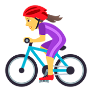 🚴‍♀️ Emoji Mujer En Bicicleta en JoyPixels 5.0.
