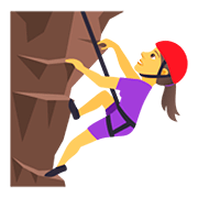 🧗‍♀️ Emoji Mulher Escalando na JoyPixels 5.0.