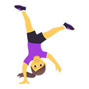 🤸‍♀️ Emoji Mujer Haciendo Voltereta Lateral en JoyPixels 5.0.