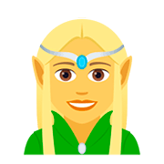 Émoji 🧝‍♀️ Elfe Femme sur JoyPixels 5.0.
