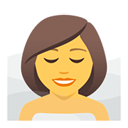 🧖‍♀️ Emoji Mulher Na Sauna na JoyPixels 5.0.
