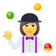 Émoji 🤹‍♀️ Jongleuse sur JoyPixels 5.0.