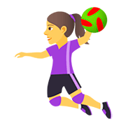 Émoji 🤾‍♀️ Handballeuse sur JoyPixels 5.0.