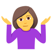 Emoji 🤷‍♀️ Donna Che Scrolla Le Spalle su JoyPixels 5.0.