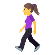🚶‍♀️ Emoji Fußgängerin JoyPixels 5.0.