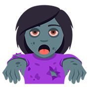 Émoji 🧟‍♀️ Zombie Femme sur JoyPixels 5.0.