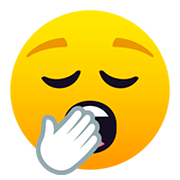 🥱 Emoji gähnendes Gesicht JoyPixels 5.0.
