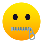 🤐 Emoji Rosto Com Boca De Zíper na JoyPixels 5.0.