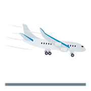 🛬 Emoji Avião Aterrissando na JoyPixels 5.5.