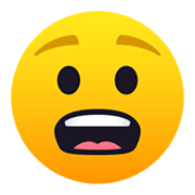 😧 Emoji Rosto Angustiado na JoyPixels 5.5.