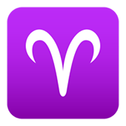 ♈ Emoji Widder (Sternzeichen) JoyPixels 5.5.