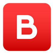 🅱️ Emoji Grupo Sanguíneo B en JoyPixels 5.5.