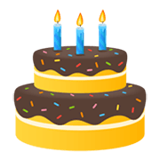 🎂 Emoji Bolo De Aniversário na JoyPixels 5.5.