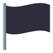 🏴 Emoji schwarze Flagge JoyPixels 5.5.