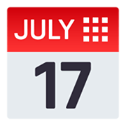 📅 Emoji Calendario en JoyPixels 5.5.
