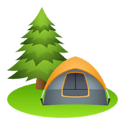 Émoji 🏕️ Camping sur JoyPixels 5.5.