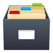 Émoji 🗃️ Boîte à Dossiers sur JoyPixels 5.5.