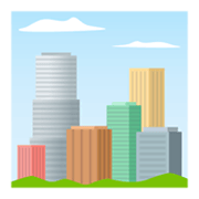 Emoji 🏙️ Paesaggio Urbano su JoyPixels 5.5.