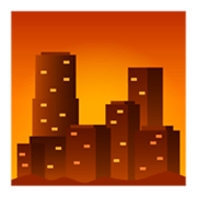 Emoji 🌆 Città Al Tramonto su JoyPixels 5.5.