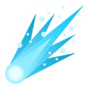 Émoji ☄️ Comète sur JoyPixels 5.5.