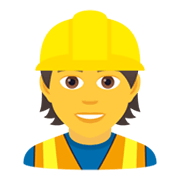 👷 Emoji Bauarbeiter(in) JoyPixels 5.5.