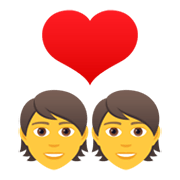Émoji 💑 Couple Avec Cœur sur JoyPixels 5.5.