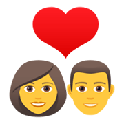 Émoji 👩‍❤️‍👨 Couple Avec Cœur : Femme Et Homme sur JoyPixels 5.5.