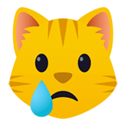 😿 Emoji Gato Llorando en JoyPixels 5.5.