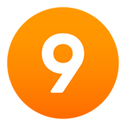 9️ Emoji Número nueve en JoyPixels 5.5.
