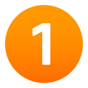 Emoji 1️ Cifra uno su JoyPixels 5.5.