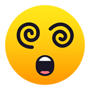 😵 Emoji benommenes Gesicht JoyPixels 5.5.