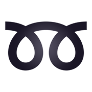 ➿ Emoji Loop Encaracolado Duas Vezes na JoyPixels 5.5.