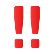 ‼️ Emoji Exclamación Doble en JoyPixels 5.5.