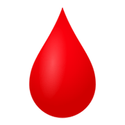 🩸 Emoji Gota De Sangre en JoyPixels 5.5.