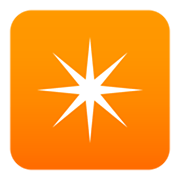 Emoji ✴️ Stella Stilizzata su JoyPixels 5.5.