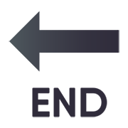 🔚 Emoji Flecha END en JoyPixels 5.5.