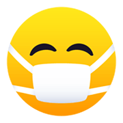 😷 Emoji Gesicht mit Atemschutzmaske JoyPixels 5.5.