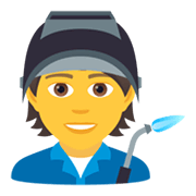 🧑‍🏭 Emoji Trabajador de fábrica en JoyPixels 5.5.