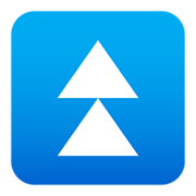 ⏫ Emoji Triángulo Doble Hacia Arriba en JoyPixels 5.5.