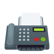 Emoji 📠 Fax su JoyPixels 5.5.
