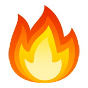 Emoji 🔥 Fuoco su JoyPixels 5.5.