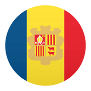 🇦🇩 Emoji Bandera: Andorra en JoyPixels 5.5.