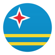 🇦🇼 Emoji Bandera: Aruba en JoyPixels 5.5.