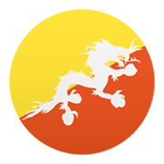 🇧🇹 Emoji Bandera: Bután en JoyPixels 5.5.