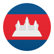 🇰🇭 Emoji Bandeira: Camboja na JoyPixels 5.5.