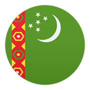 🇹🇲 Emoji Flagge: Turkmenistan JoyPixels 5.5.