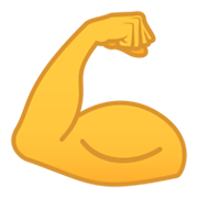 Émoji 💪 Biceps Contracté sur JoyPixels 5.5.