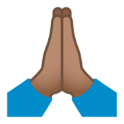 Émoji 🙏🏽 Mains En Prière : Peau Légèrement Mate sur JoyPixels 5.5.